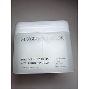 SUNGBOON EDITOR Deep Collagen Retinol Power Boosting Pads 100pads 190ml
